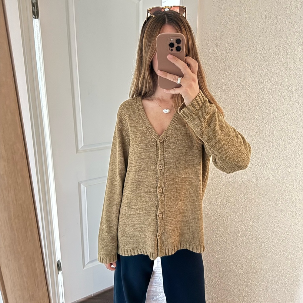 Josephine Chaus Studio olive Knit Cardigan